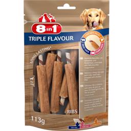 8in1 Triple Flavour Ribs 113 gram Herlige Snack